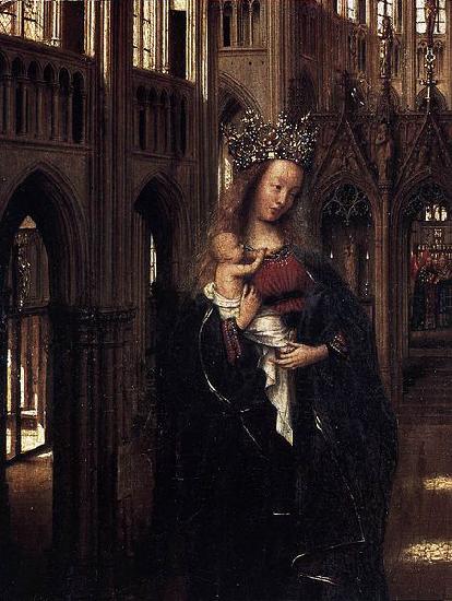 Jan Van Eyck Madonna in the Church oil painting picture